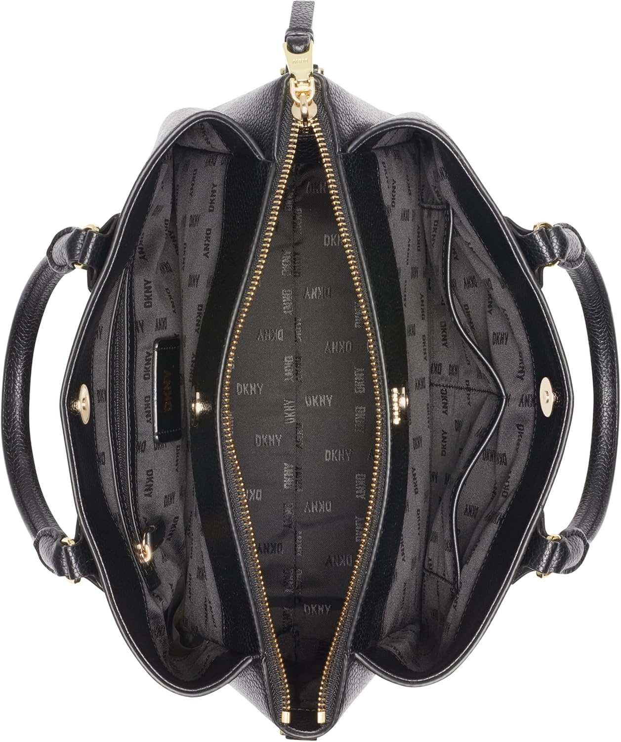 image:imageDKNY Orion Crossbody PewterBlackGold