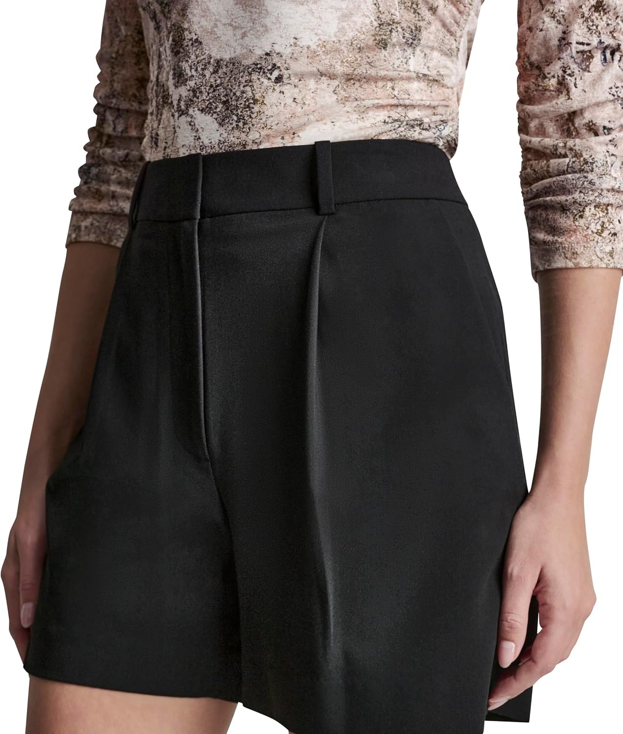 image:imageDKNY Womens Belted ShortsBlack