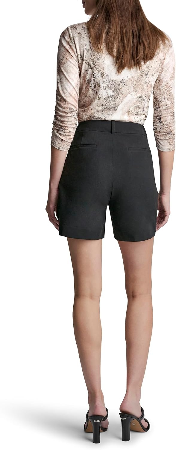 image:imageDKNY Womens Belted ShortsBlack