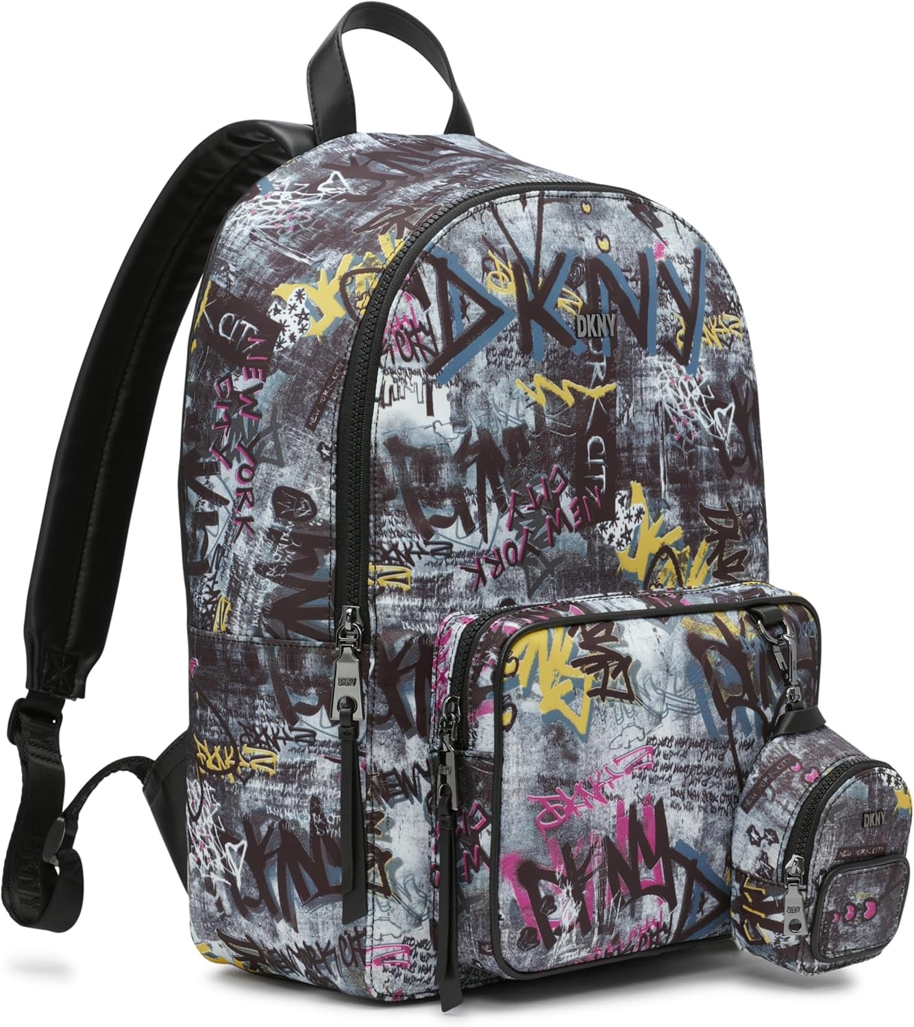 image:imageDKNY Womens Bodhi BackpackBLACKSILVER1SZBlack Multi