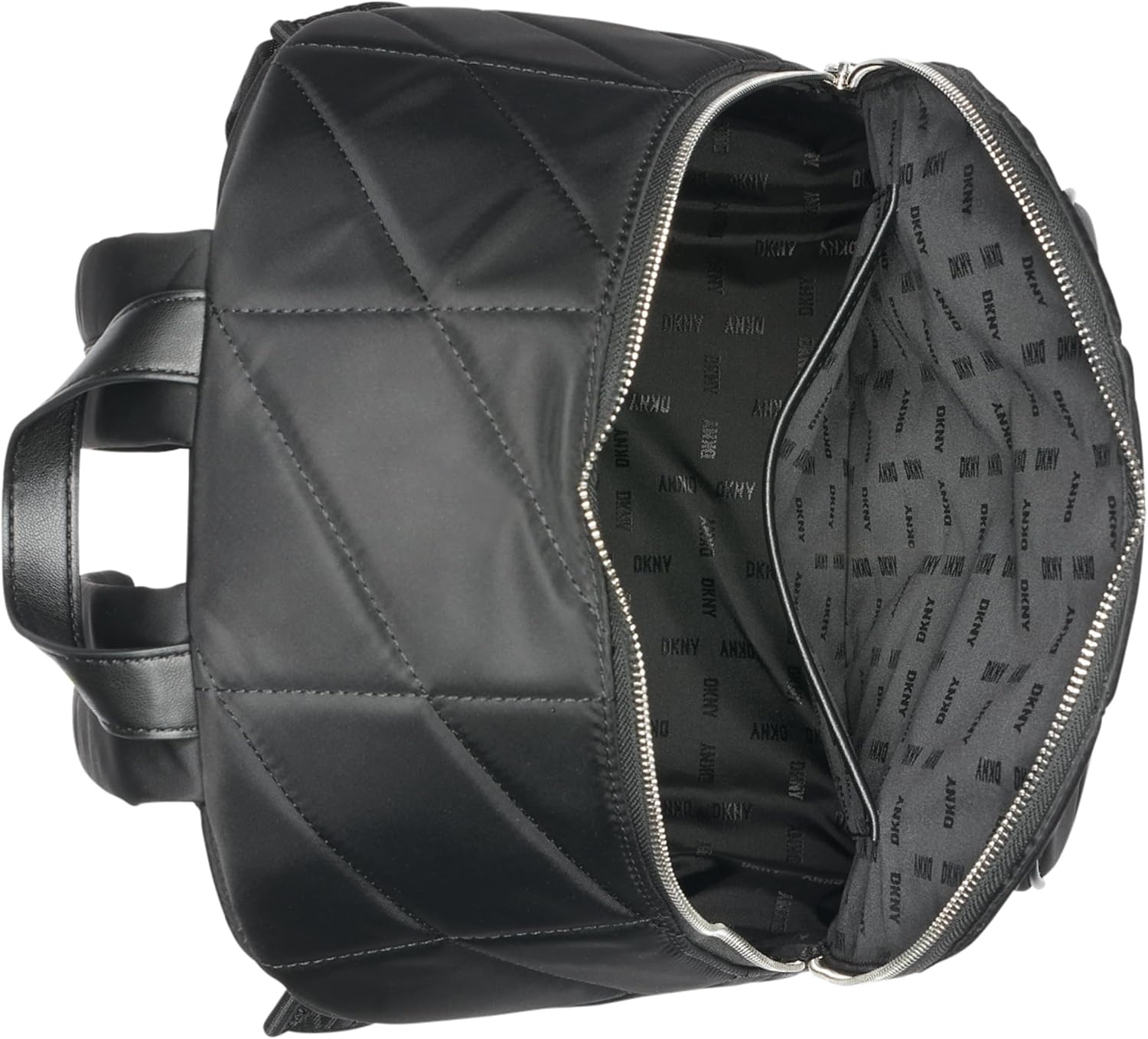 image:imageDKNY Womens Bodhi BackpackBLACKSILVER1SZBlackSilver