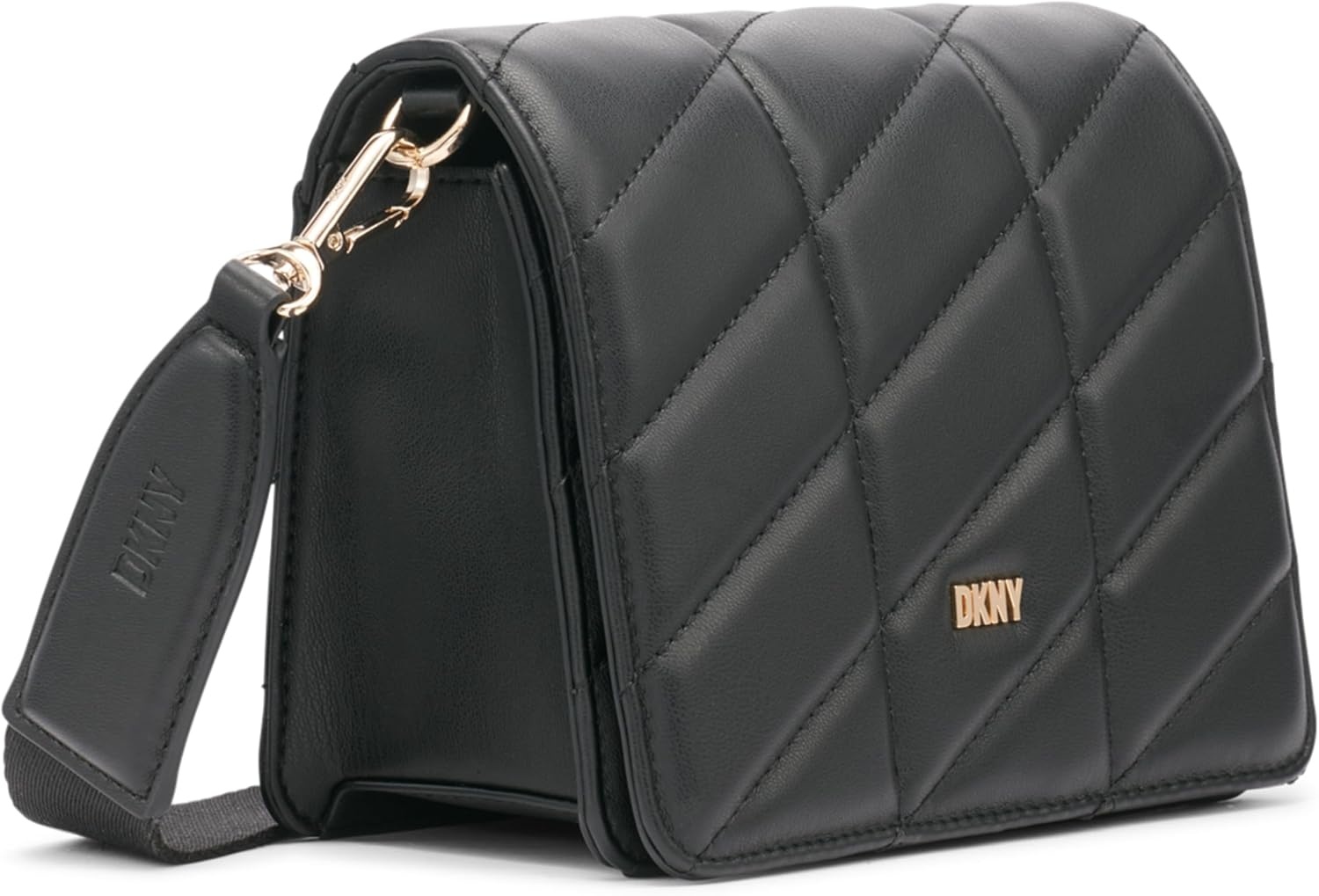 image:imageDKNY Womens Bodhi Square CrossbodyBlackGold