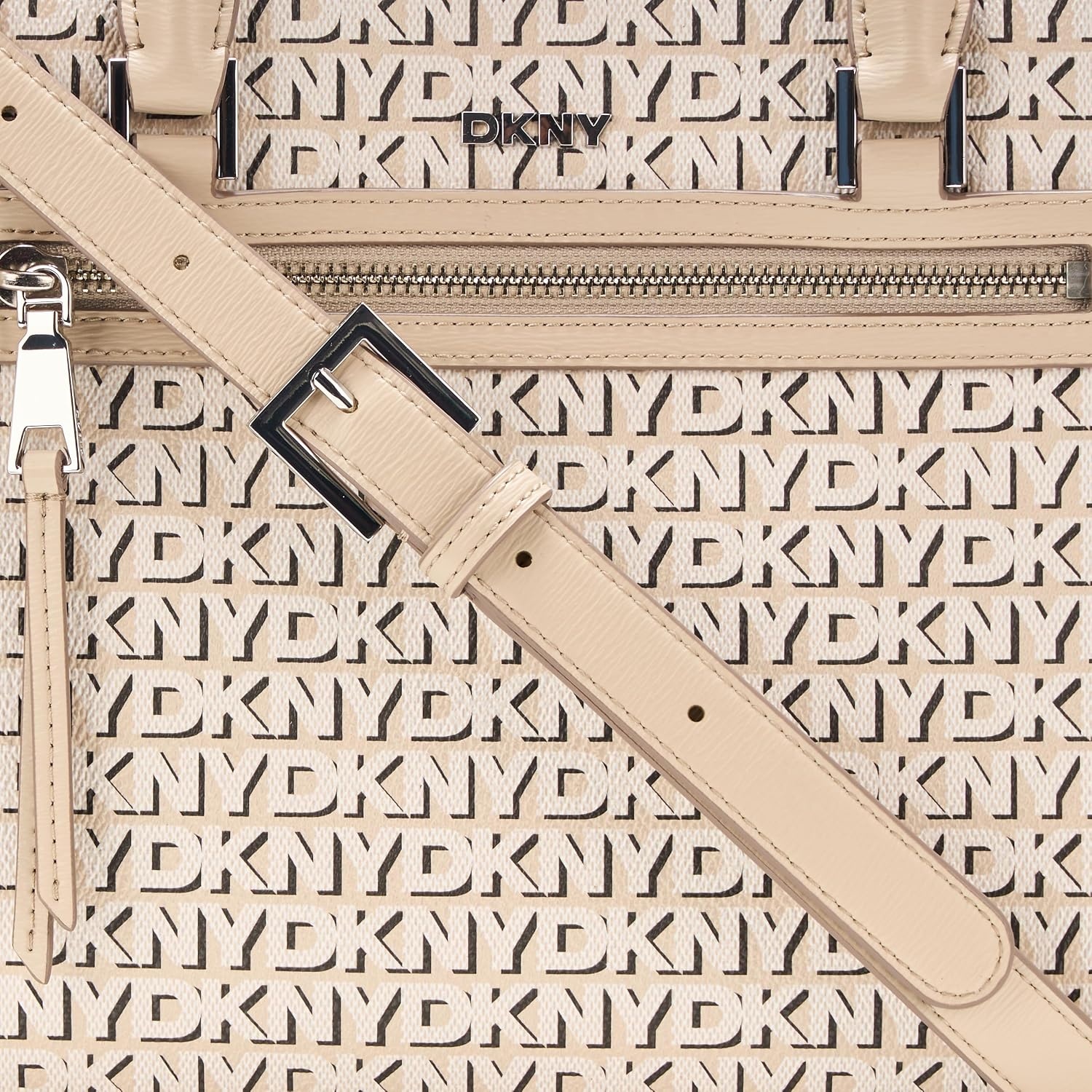 image:imageDKNY Womens Bryant Ave Small Satchel CrossbodyLight Taupe