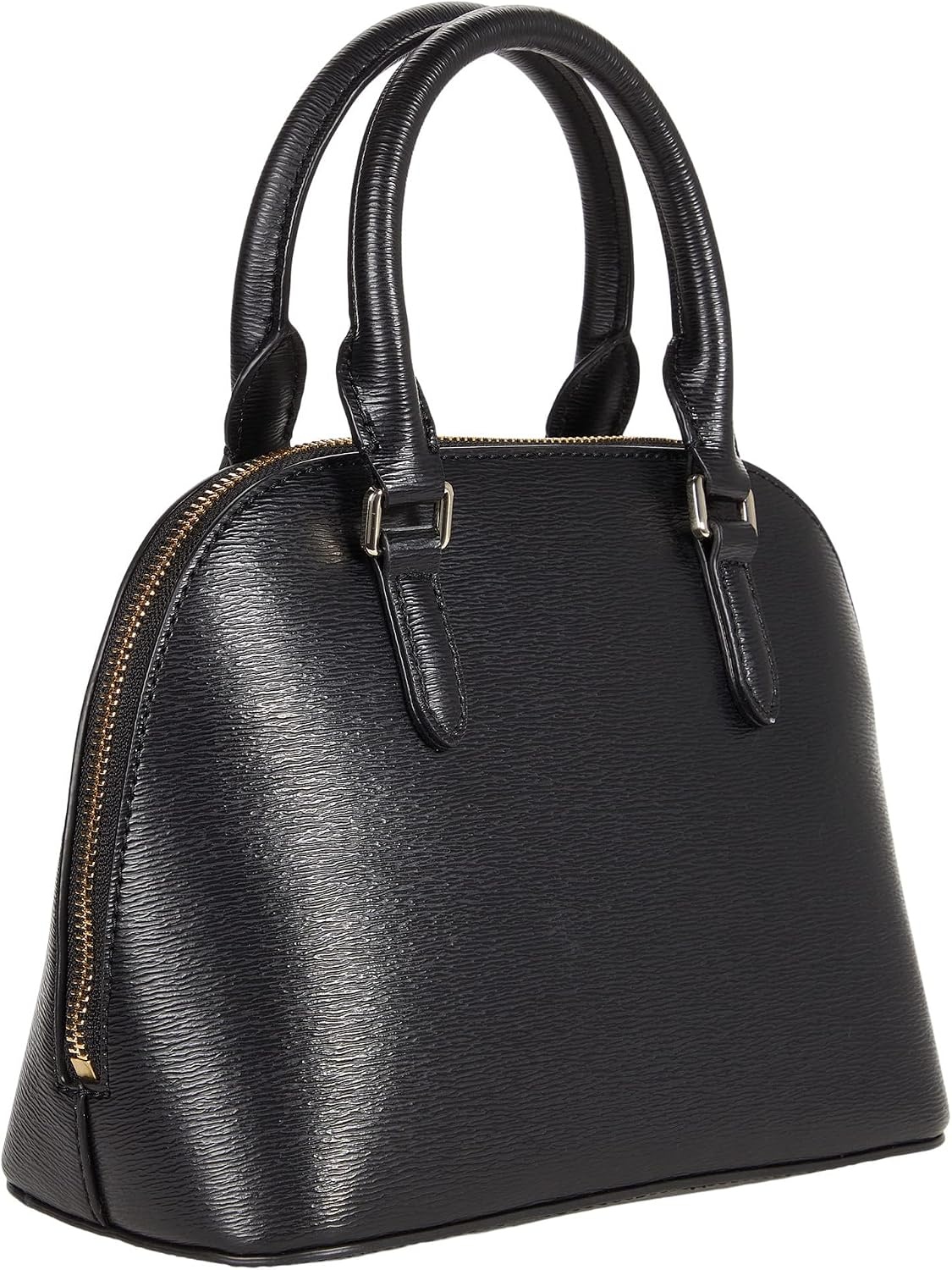 image:imageDKNY Womens Bryant Dome SatchelBlackGold Tone