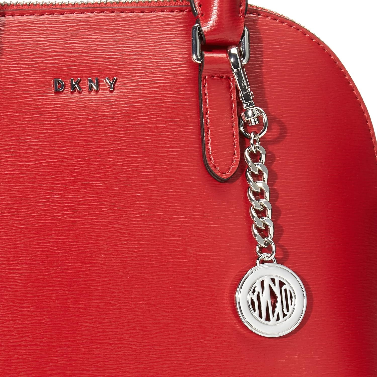 image:imageDKNY Womens Bryant Dome SatchelBright RedGold Tone
