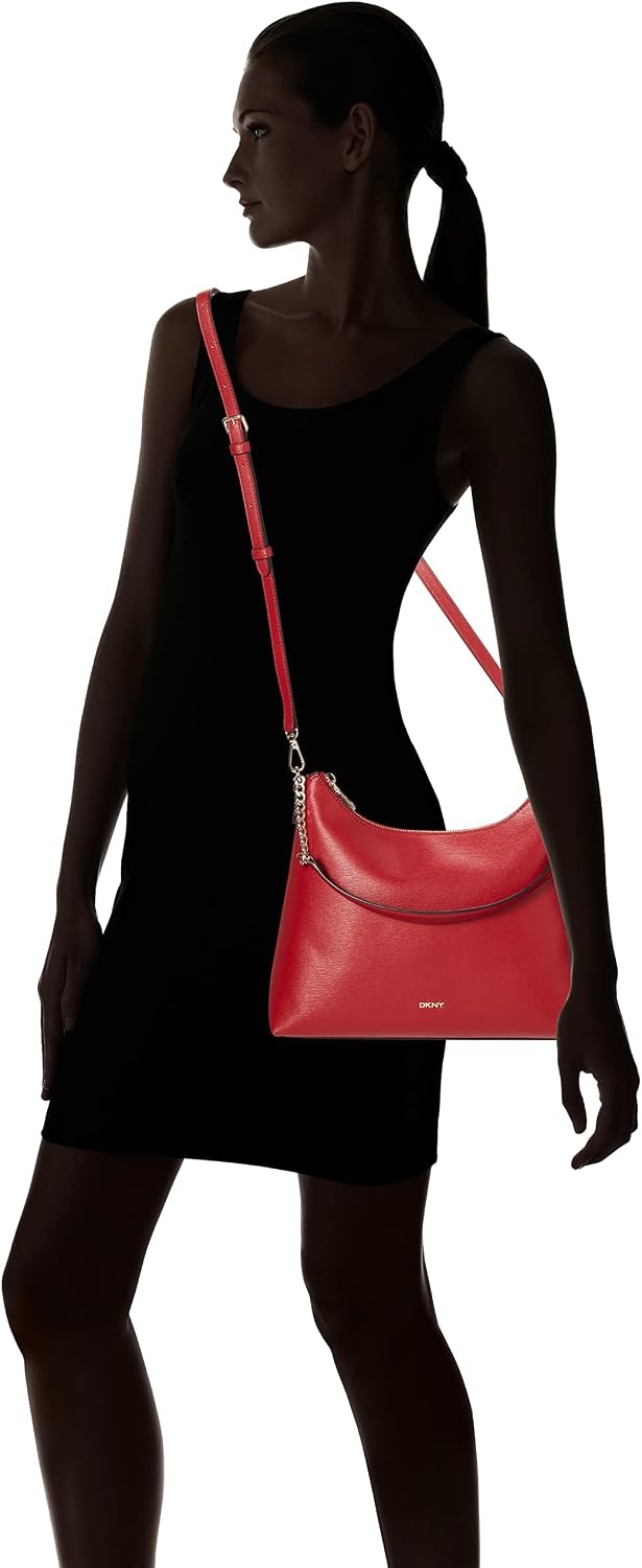 image:imageDKNY Womens Bryant Hobo BagBright Red