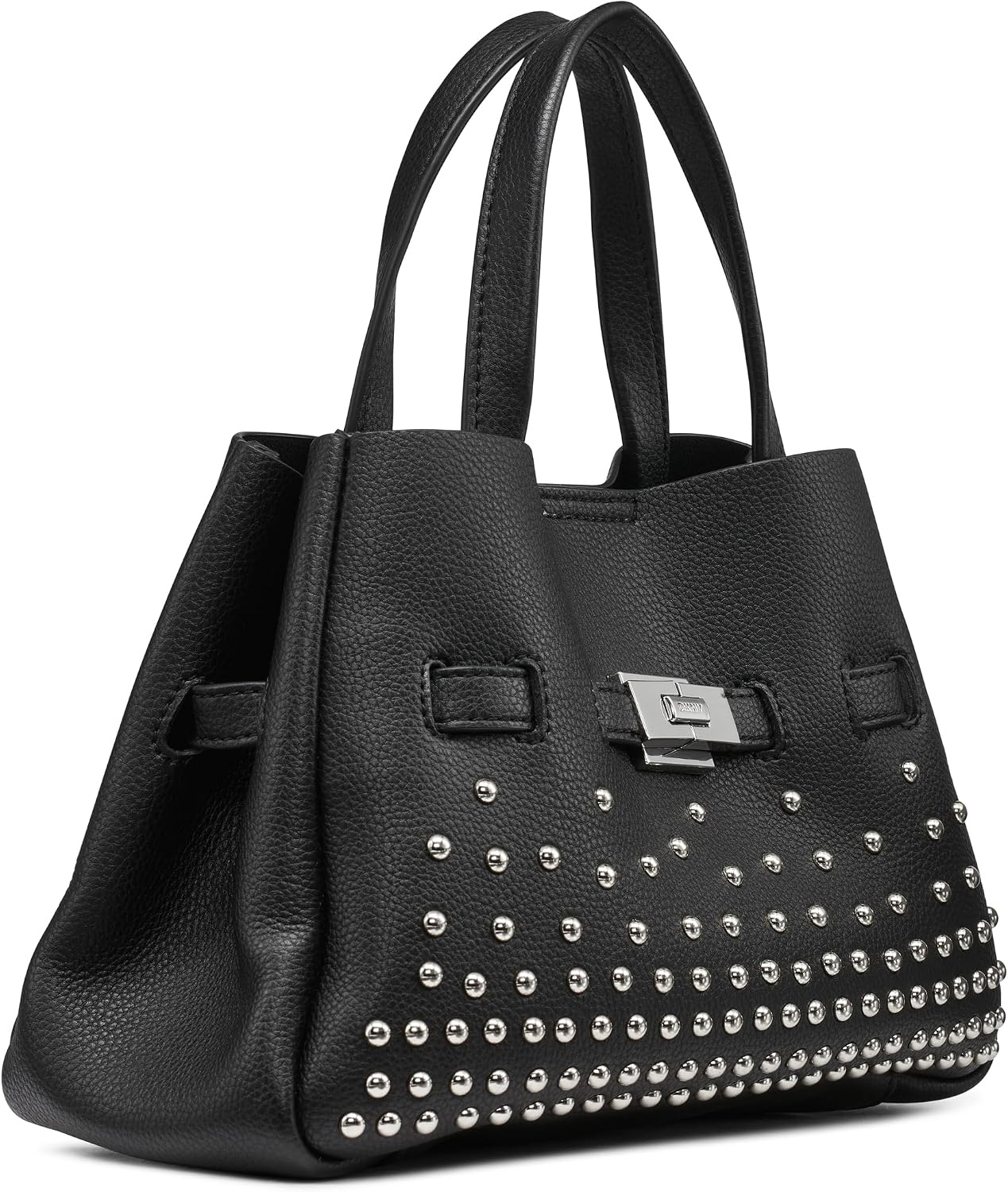 image:imageDKNY Womens Bryar Small Satchel BagBlackSilver