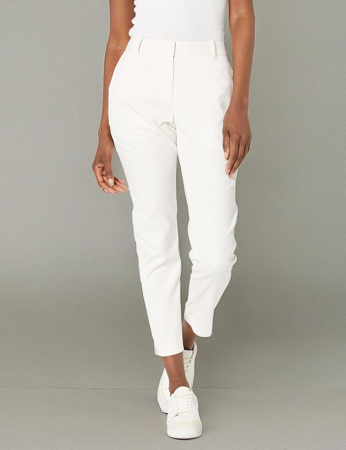 image:imageDKNY Womens Business Casual Essex PantsRoseWhite