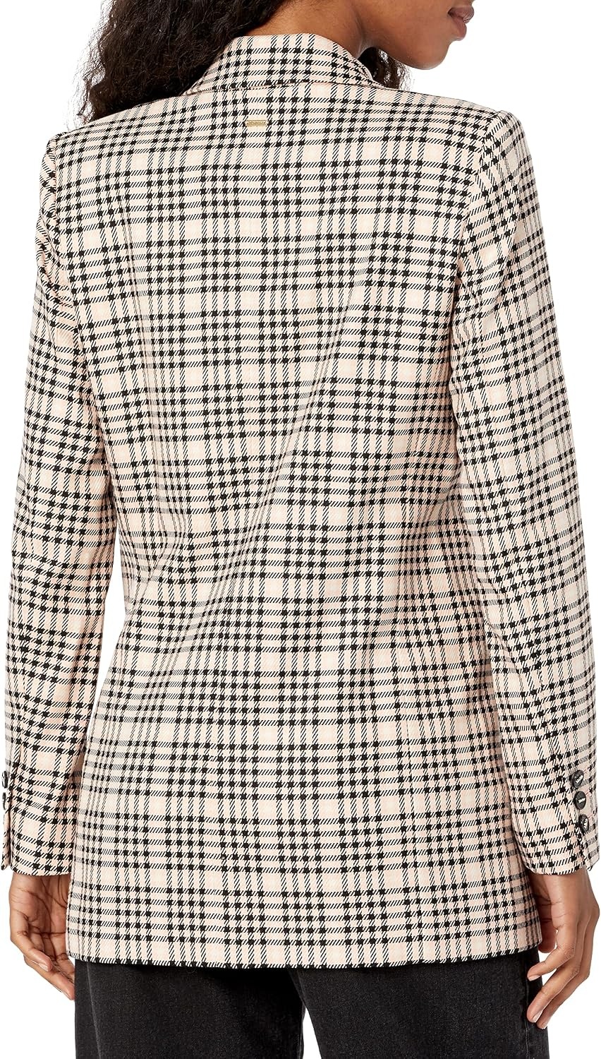image:imageDKNY Womens Business Casual OneButton BlazerRose CloudBlack
