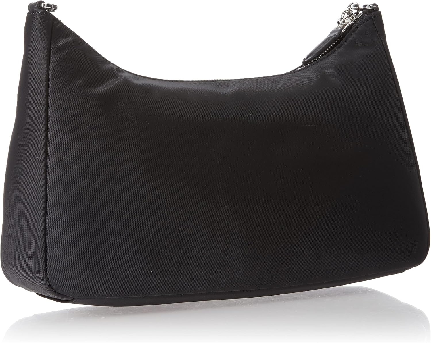 image:imageDKNY Womens Caelynn Nylon Shoulder BagBlackSilver