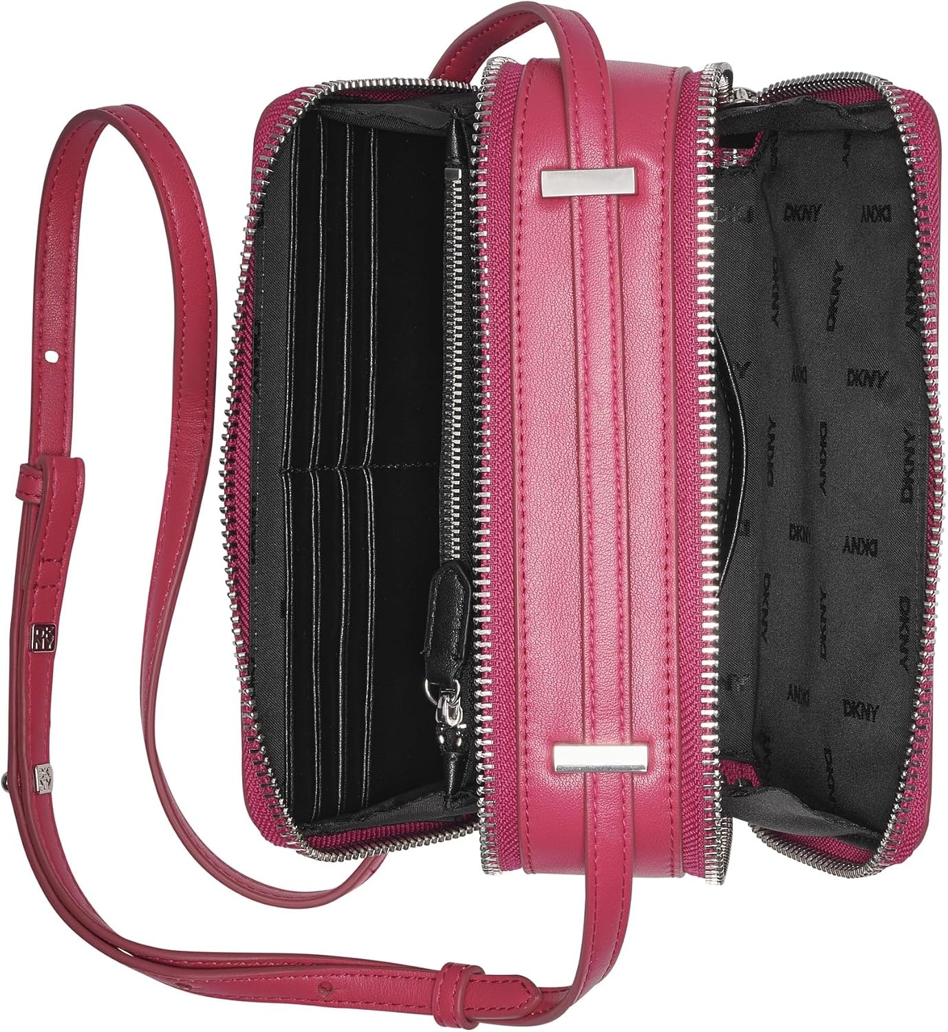 image:imageDKNY Womens Carter Logo Camera CrossbodyBerry
