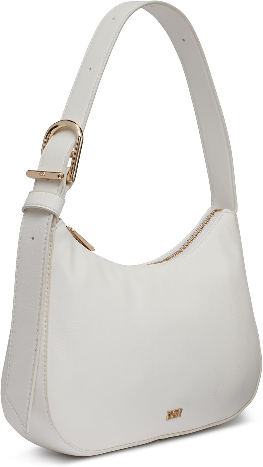 image:imageDKNY Womens Deena Shoulder BagOptic WhiteGold