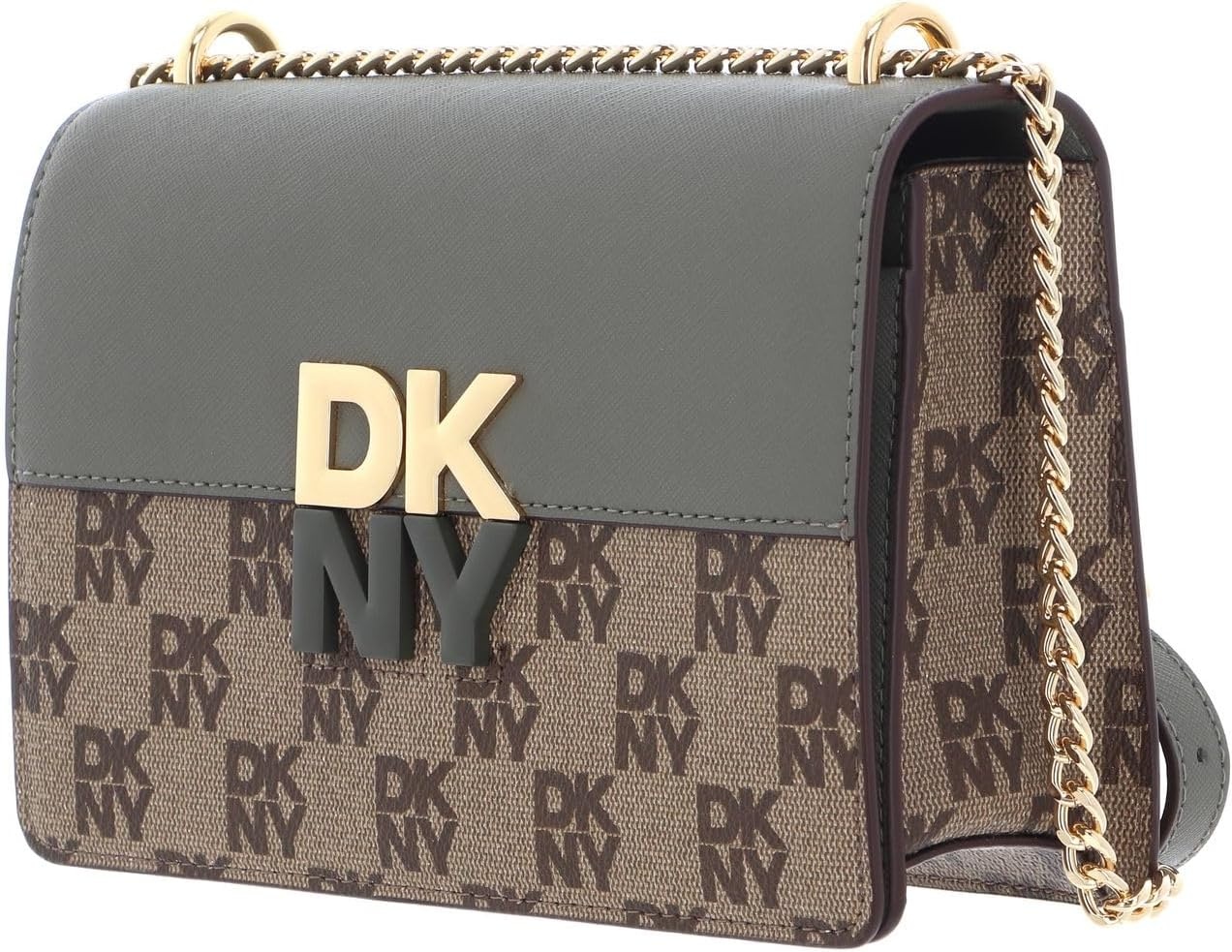 image:imageDKNY Womens Echo Chain CrossbodyChinoOlive