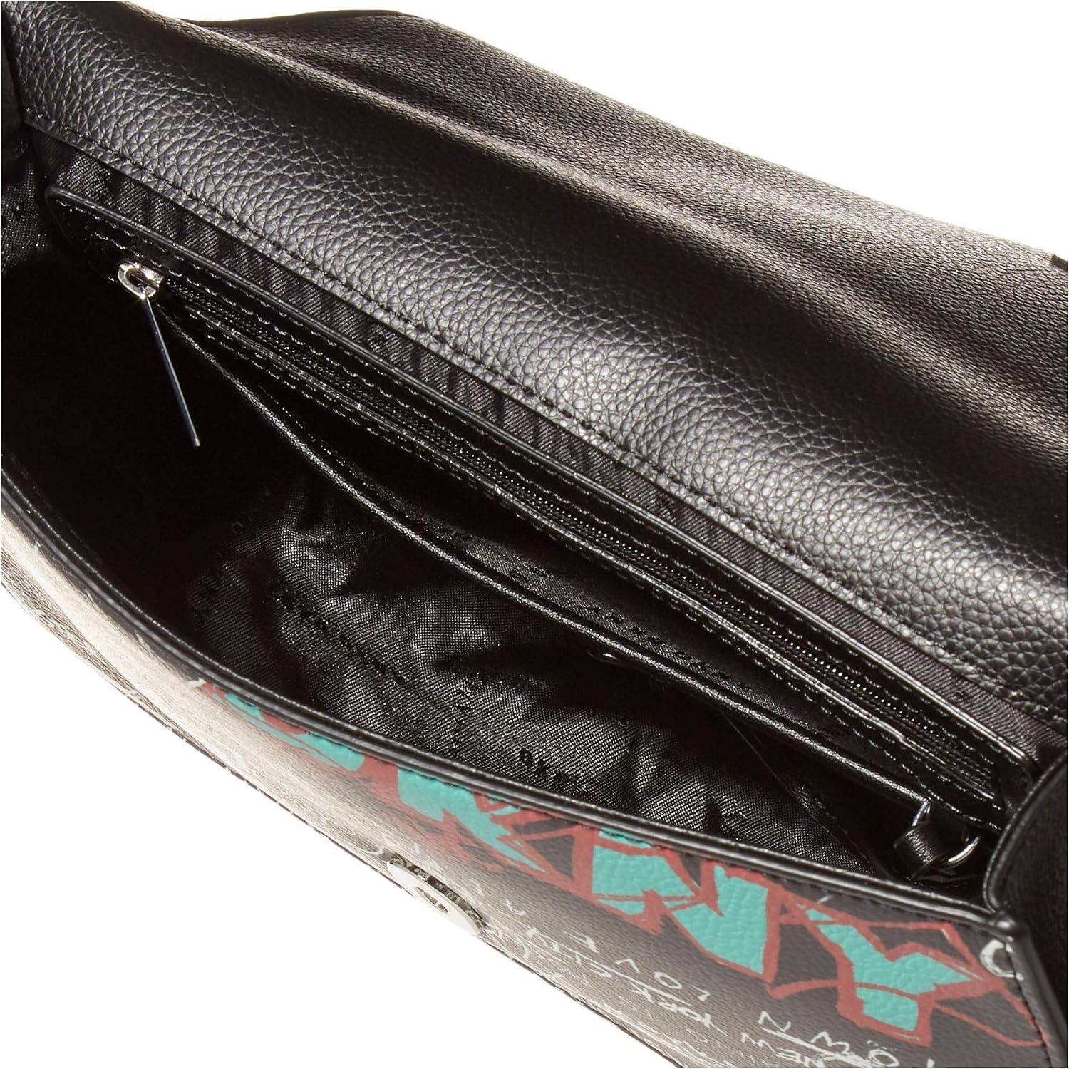 image:imageDKNY Womens Elissa Leather Shoulder Bag with Logo Charm