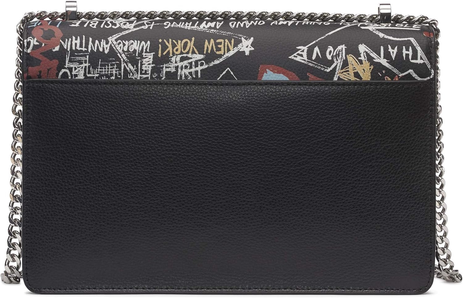image:imageDKNY Womens Elissa Leather Shoulder Bag with Logo Charm
