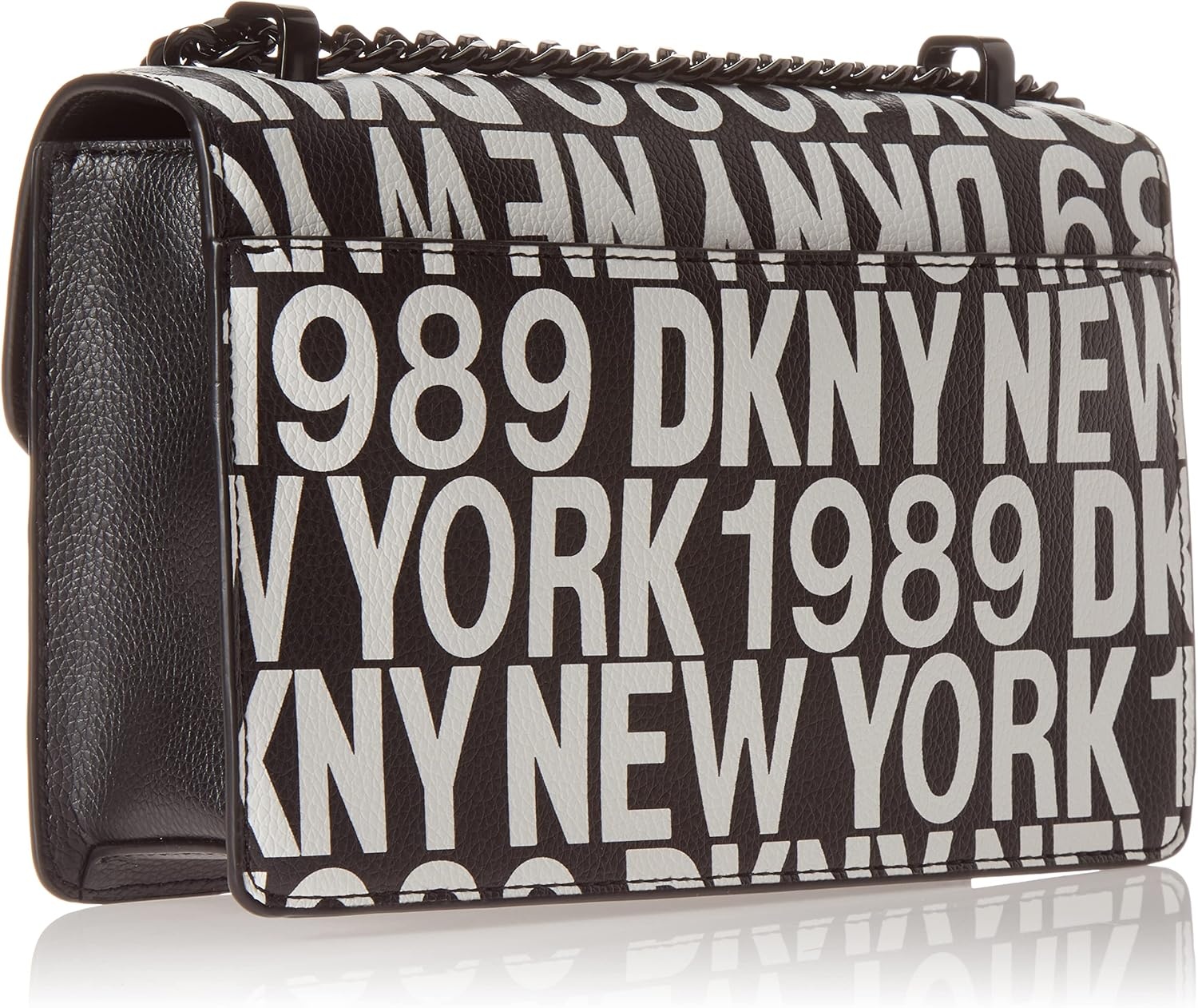 image:imageDKNY Womens Elissa Small Shoulder Bag with Logo CharmBlack Multi Legacy