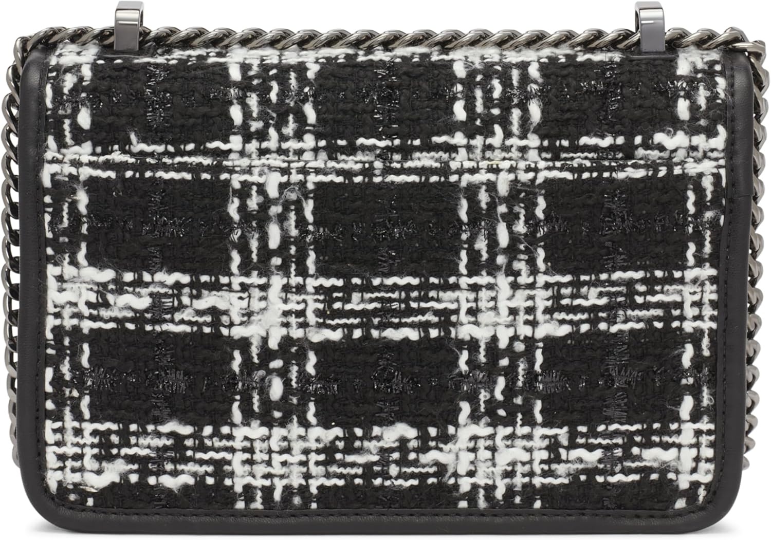 image:imageDKNY Womens Elissa Small Shoulder Bag with Logo CharmBlackWhite