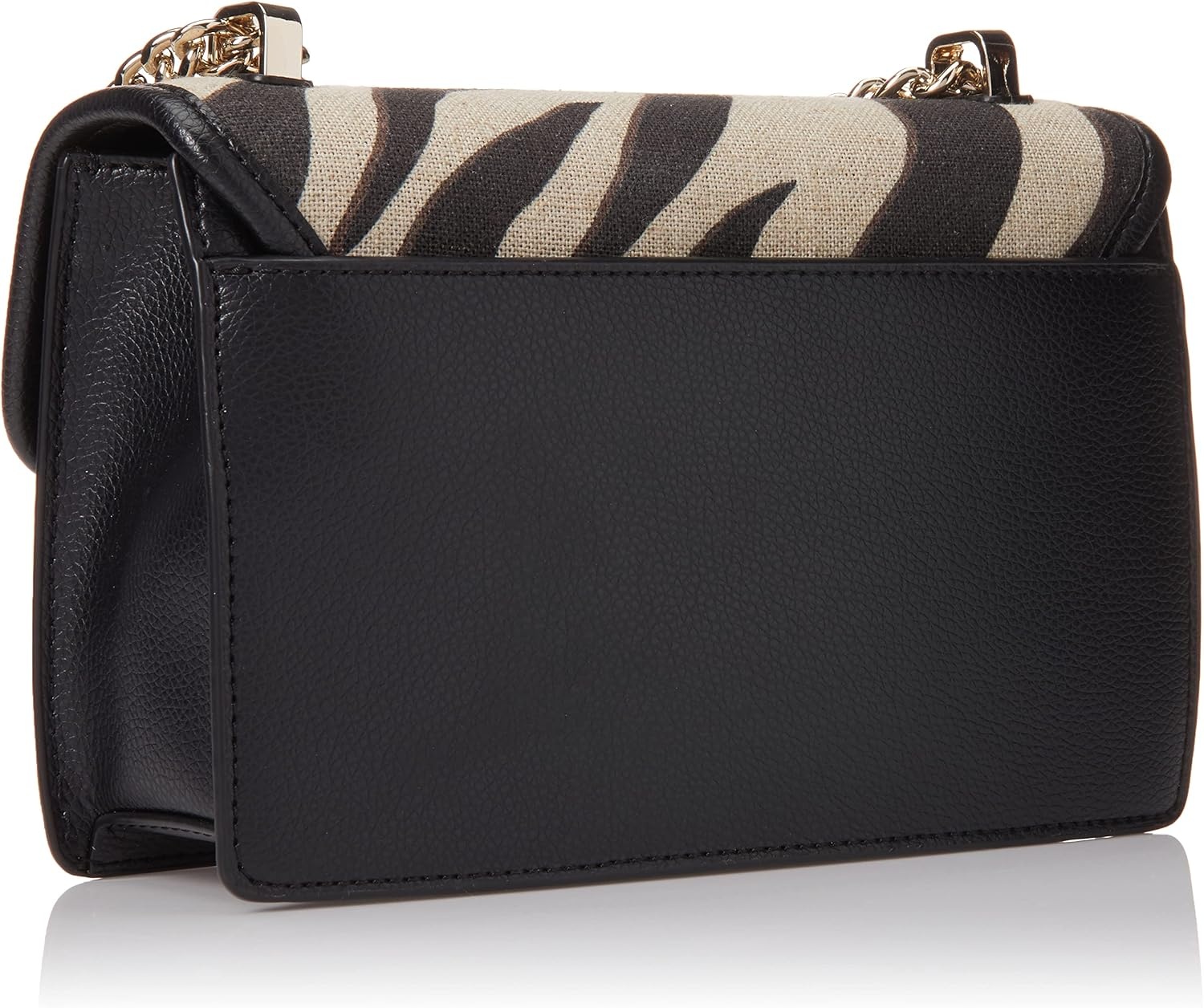 image:imageDKNY Womens Elissa Small Shoulder Bag with Logo CharmZebraBlack