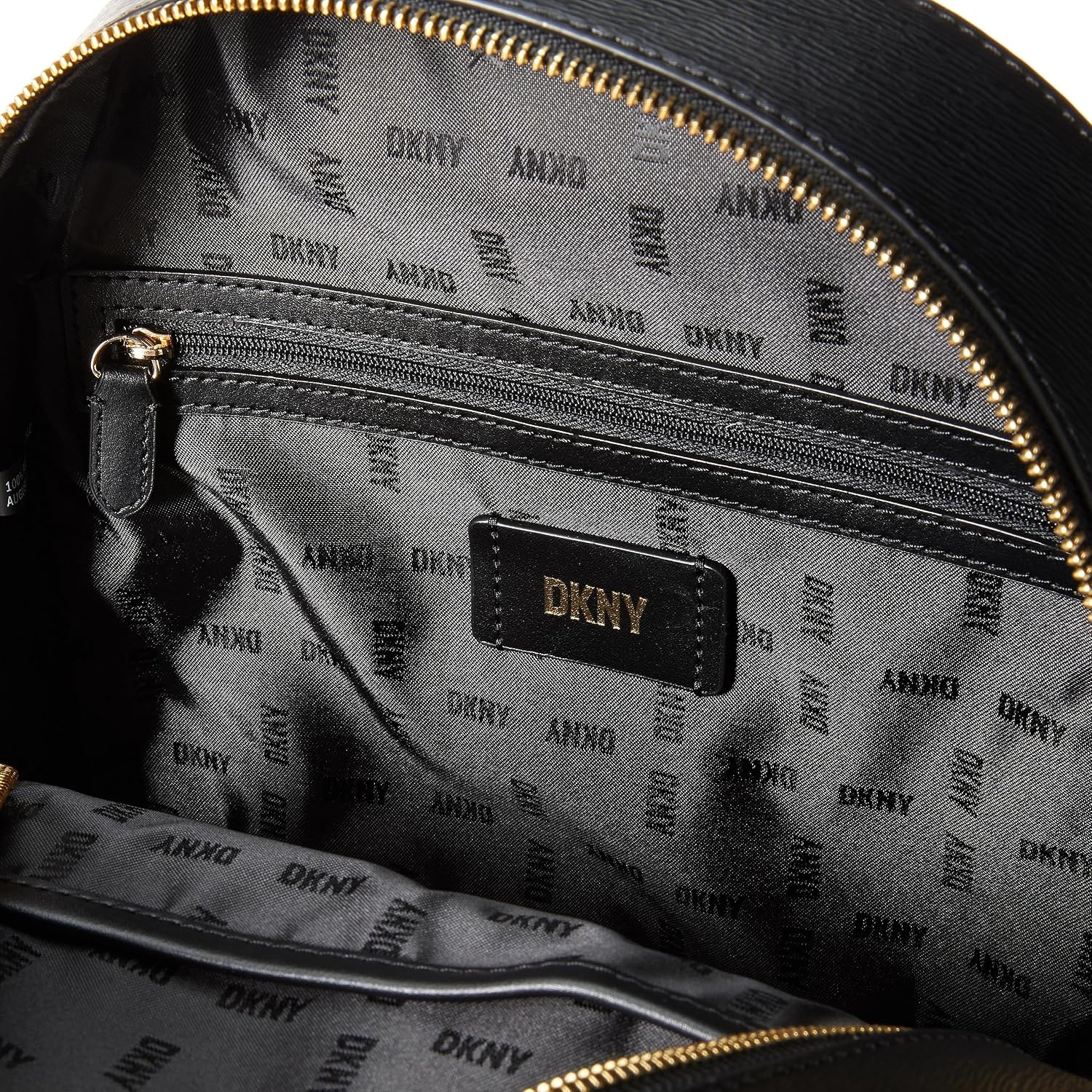 image:imageDKNY Womens Handbags BackpackBLKGOLDlargeBk Logobk