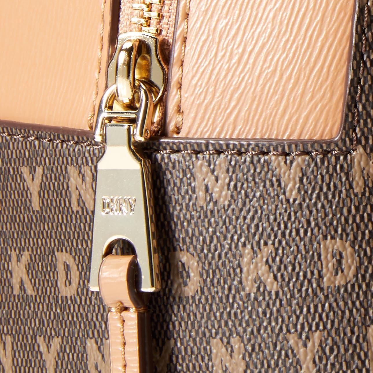 image:imageDKNY Womens Handbags BackpackBLKGOLDlargeMochaCashew