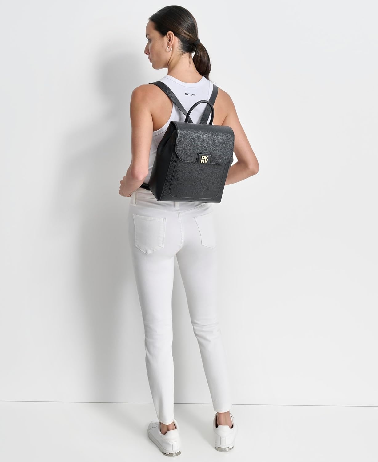 image:imageDKNY Womens Handbags Backpackshitake1 sizeBlackGold