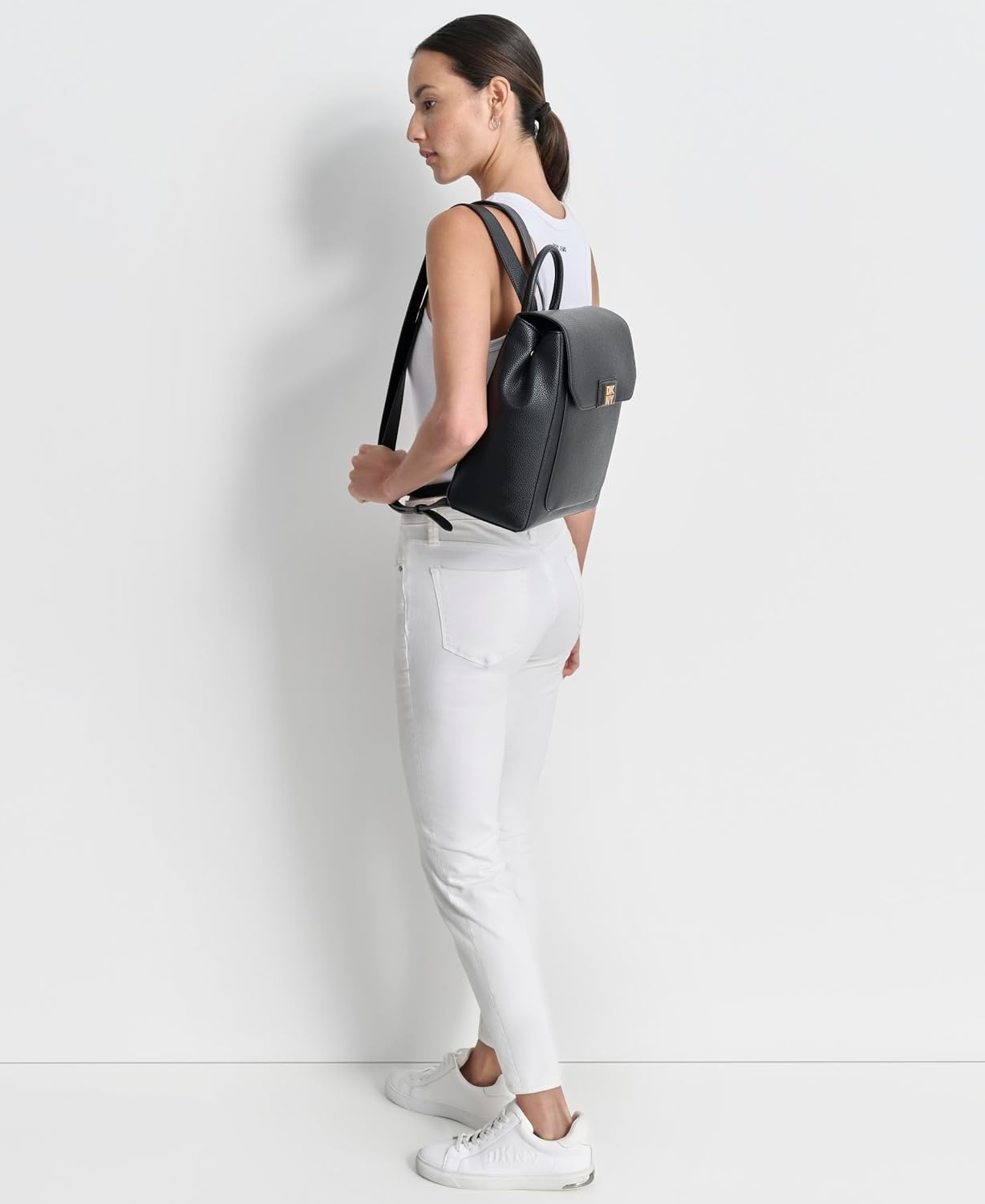 image:imageDKNY Womens Handbags Backpackshitake1 sizeBlackGold