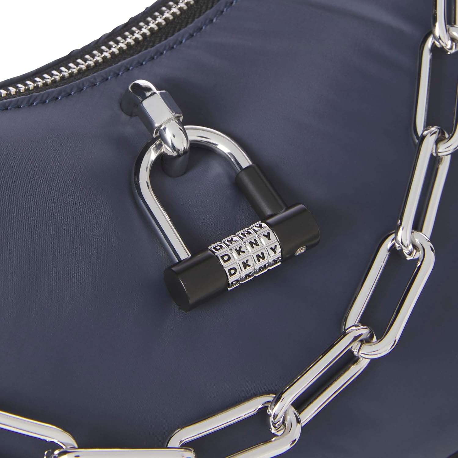 image:imageDKNY Womens Harper Chain CrossbodyDark Denim