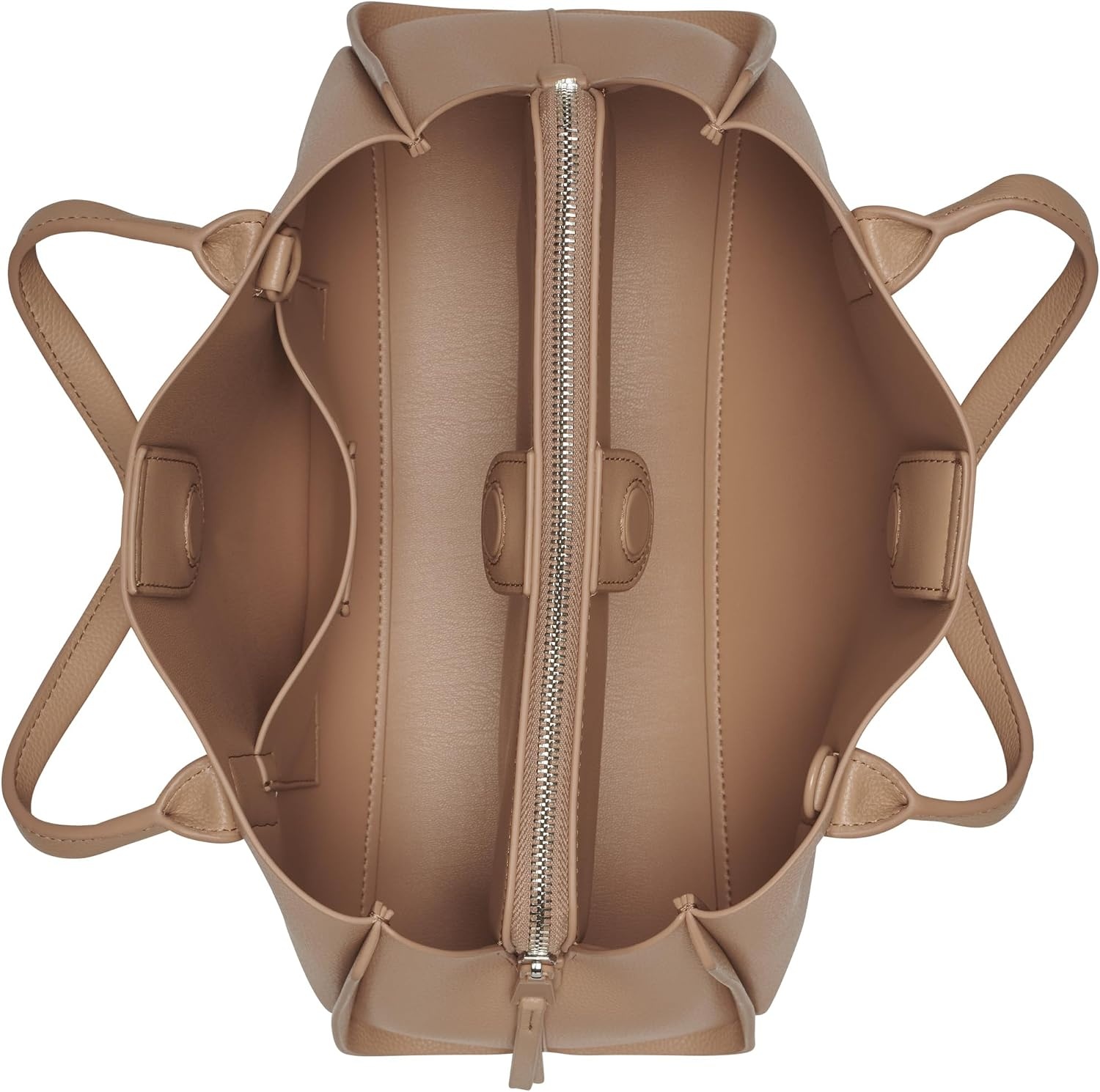 image:imageDKNY Womens Josie Satchel Bag With Adjustable StrapCappucino