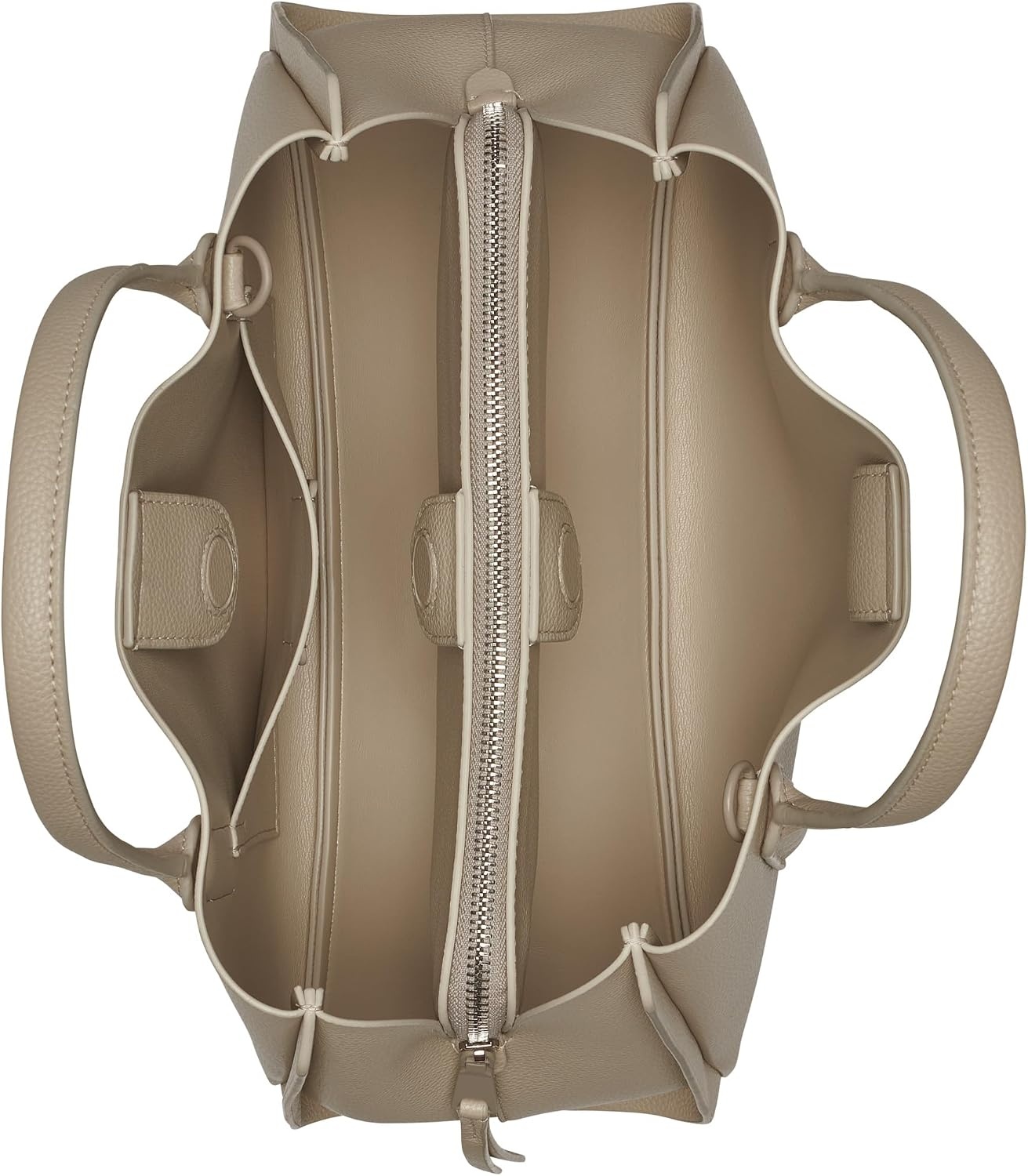 image:imageDKNY Womens Josie Satchel Bag With Adjustable StrapLight Taupe