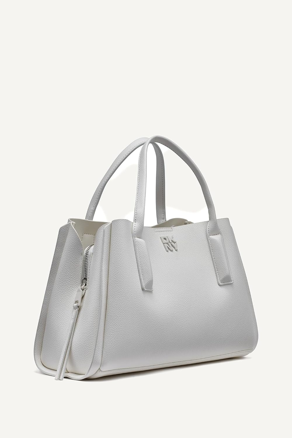 image:imageDKNY Womens Josie Satchel Bag With Adjustable StrapMarshmallow