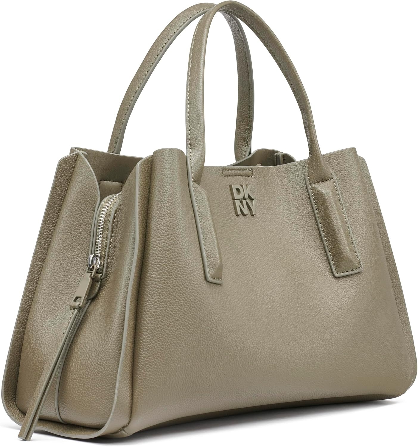 image:imageDKNY Womens Josie Satchel Bag With Adjustable StrapUtility Green