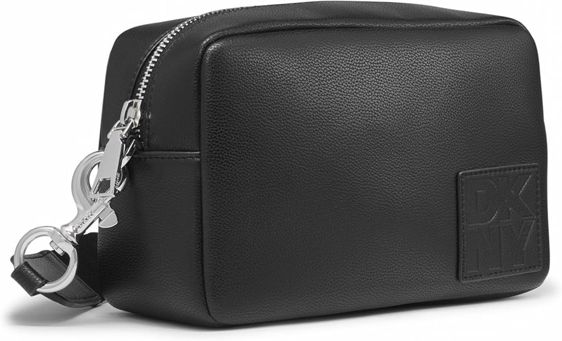 image:imageDKNY Womens Kenza Camera CrossbodyBlackSilver