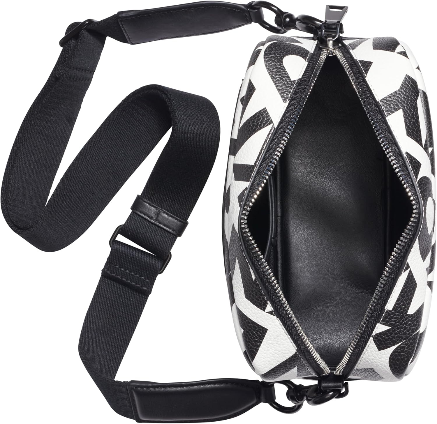 image:imageDKNY Womens Kenza Camera CrossbodyBlackWhite