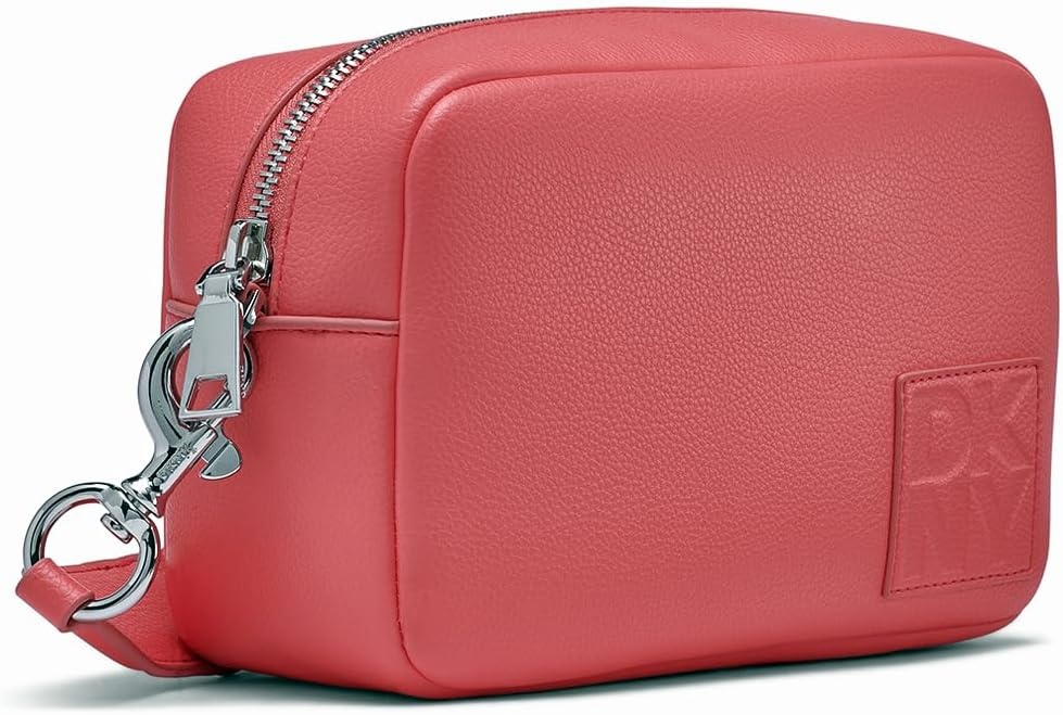 image:imageDKNY Womens Kenza Camera CrossbodyCoral Crush