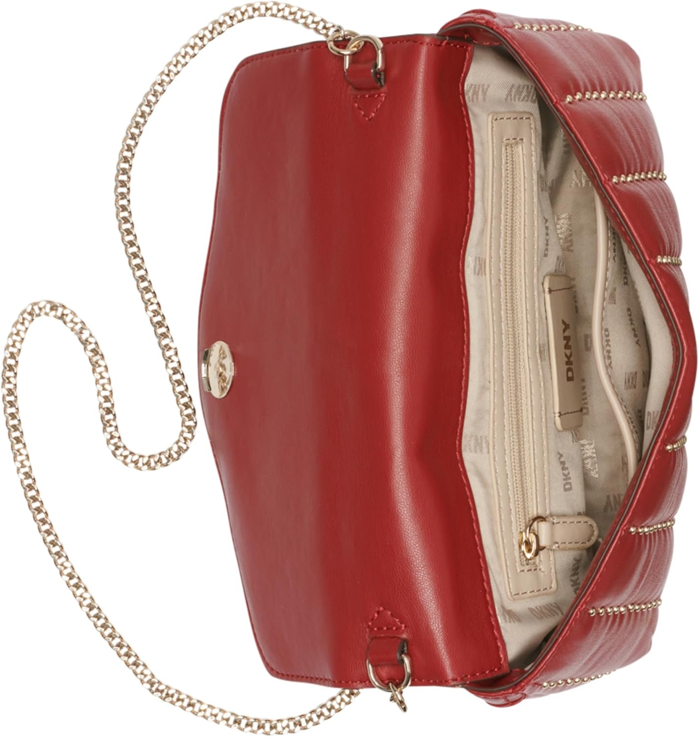 image:imageDKNY Womens Lexington Park Clutch SCARLET One Size