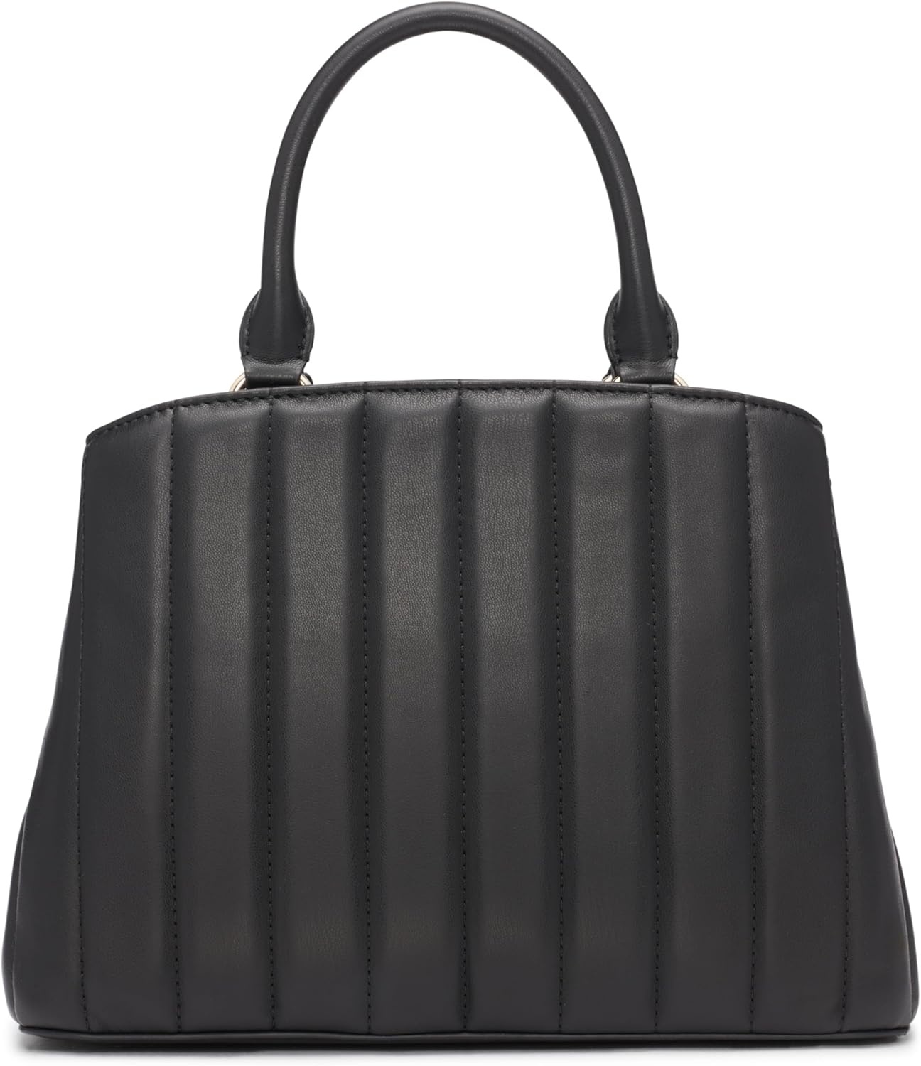 image:imageDKNY Womens Lexington Park Medium Satchel With Logo Chain BLACKGOLD One Size