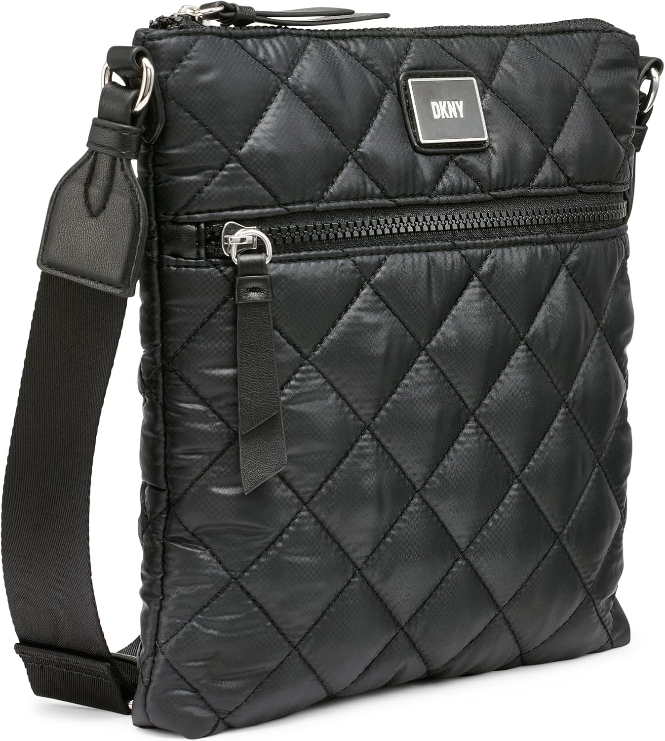 image:imageDKNY Womens Lyla Quilted Crossbody BagBlackBlack