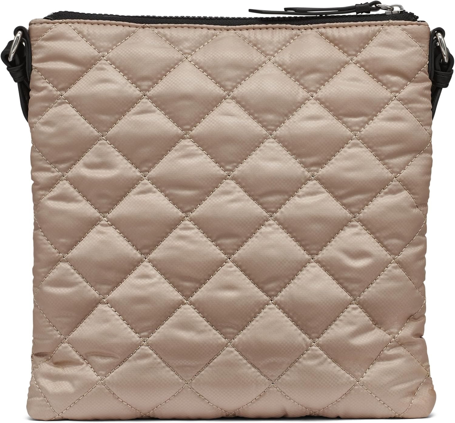 image:imageDKNY Womens Lyla Quilted Crossbody BagLight Khaki