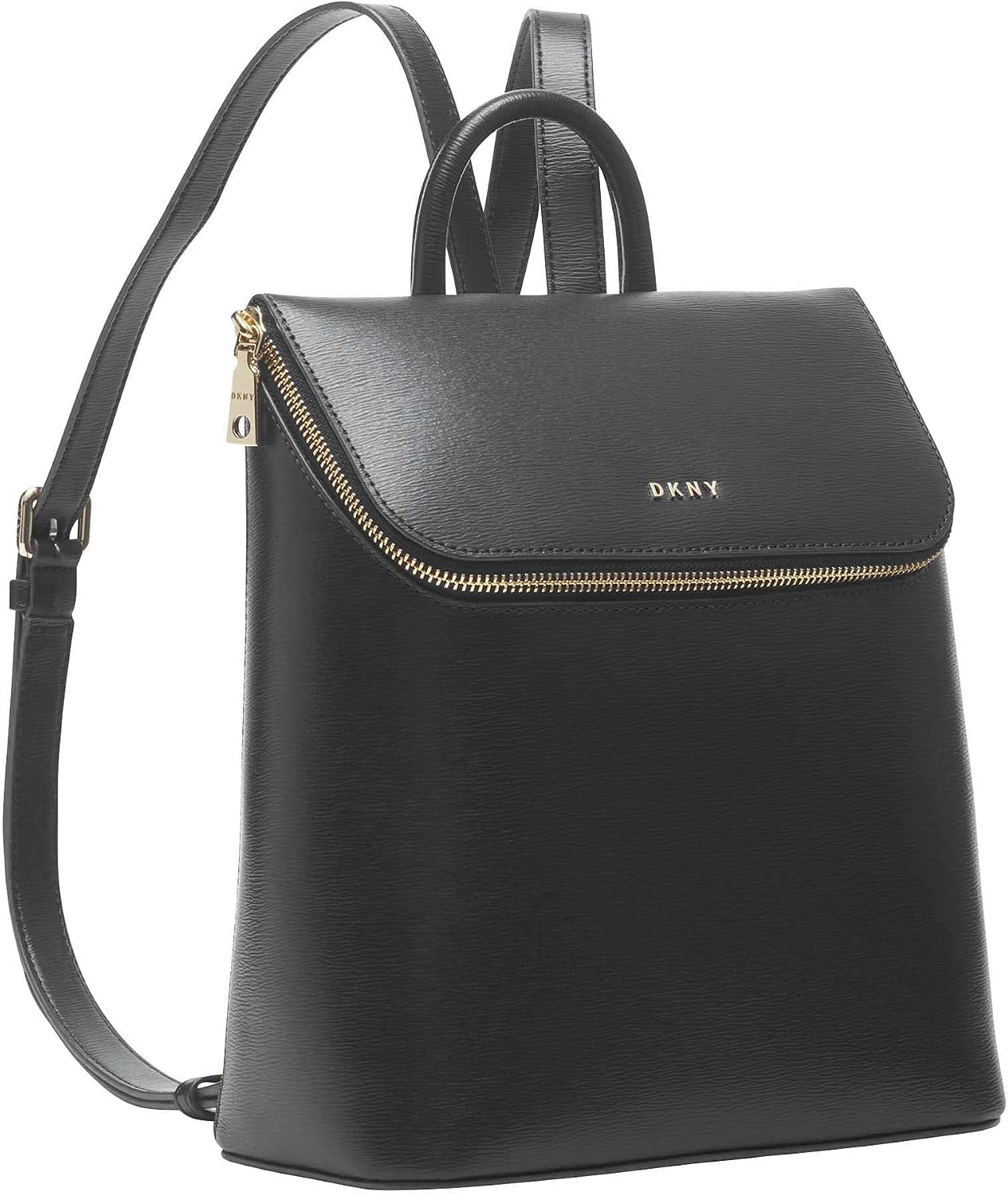 image:imageDKNY Womens Multipurpose Fashion Backpack Backpack BlackGold Bryant One SizeBlackGold