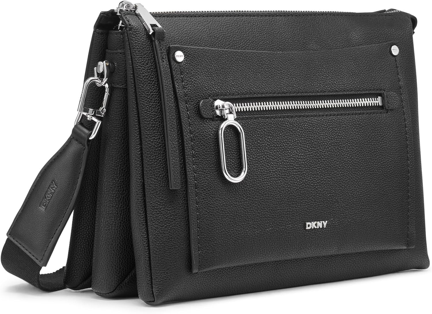 image:imageDKNY Womens Nala CrossbodyBlackSilver