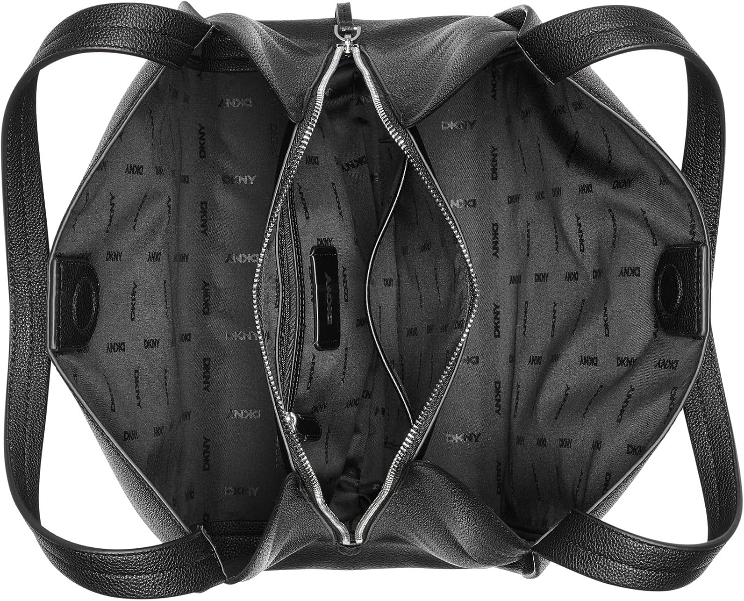 image:imageDKNY Womens Nala Hobo BagBlackSilver