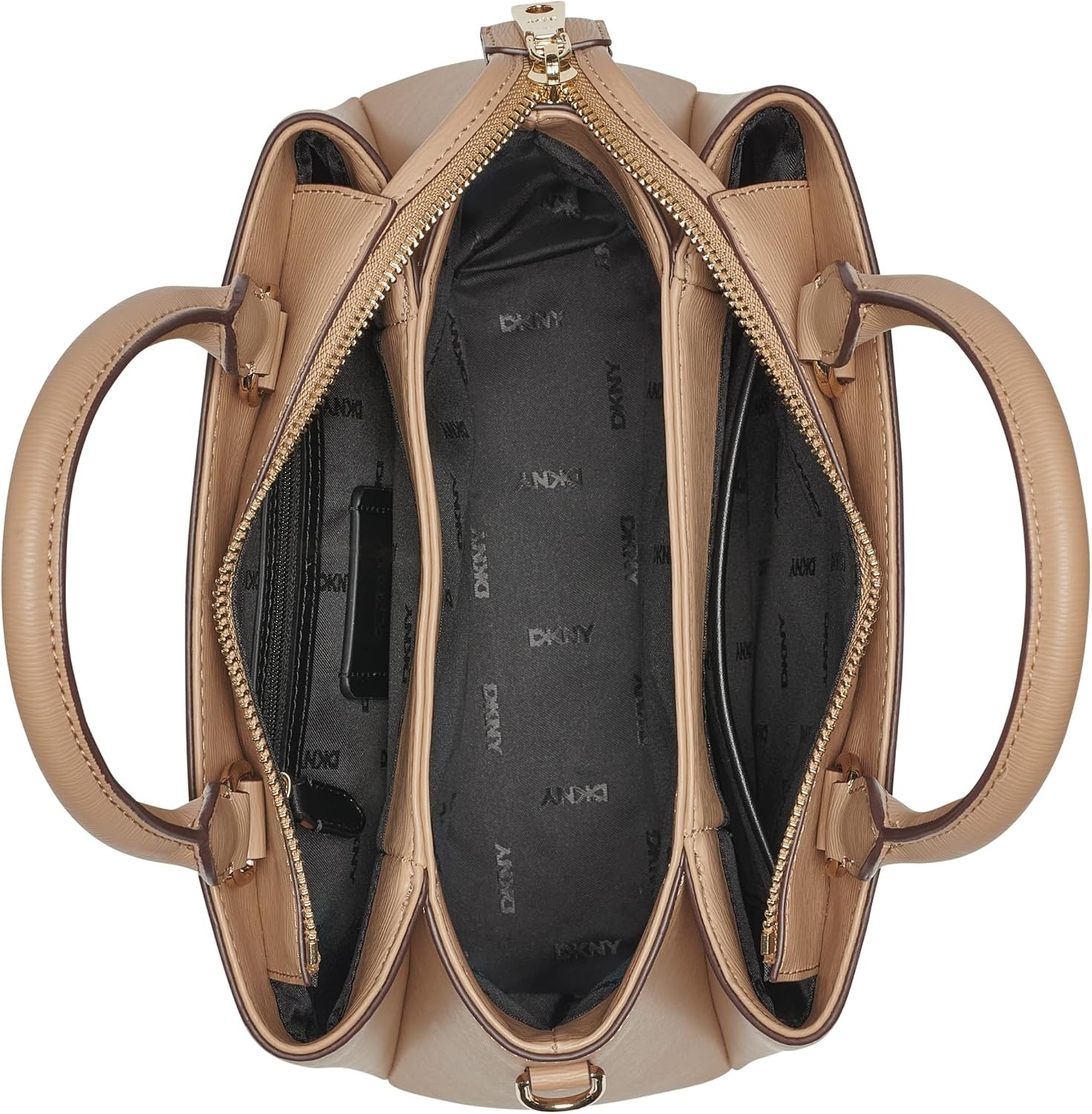 image:imageDKNY Womens Paige Medium Satchel with Adjustable StrapCappucino