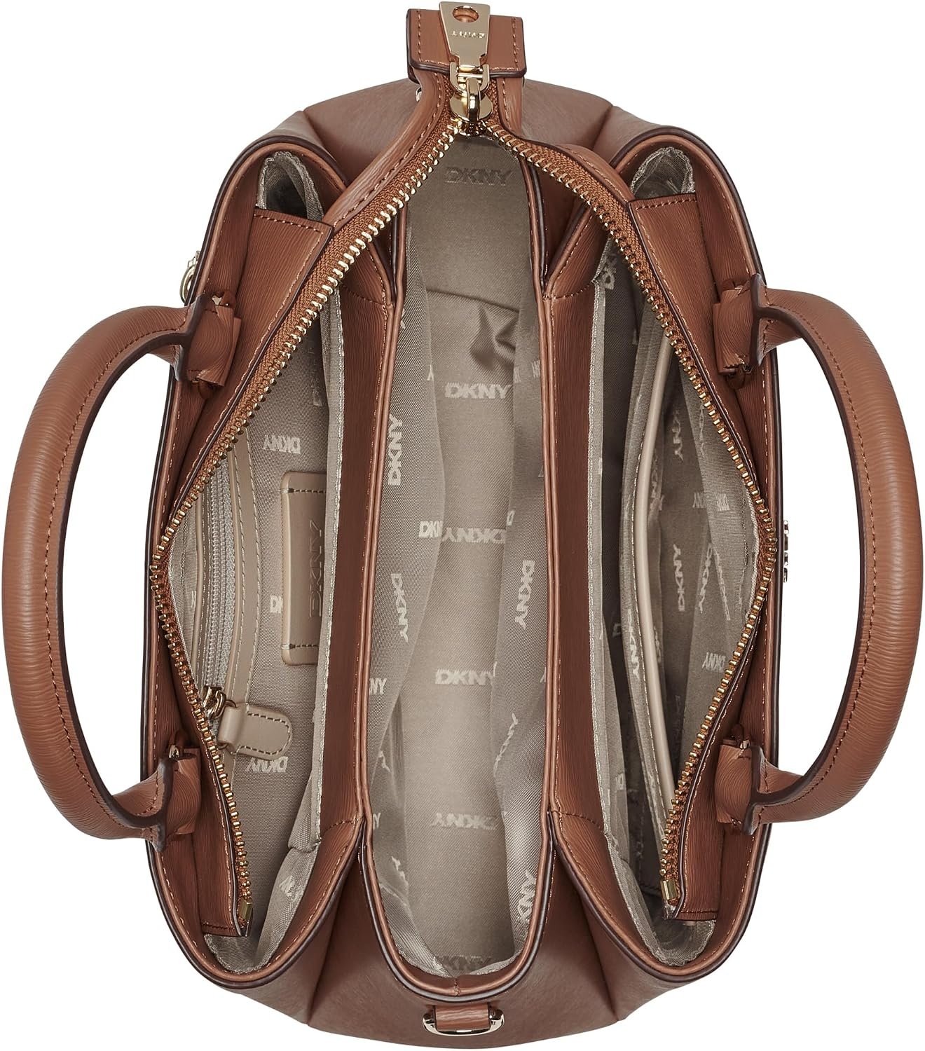 image:imageDKNY Womens Paige Medium Satchel with Adjustable StrapSaddle
