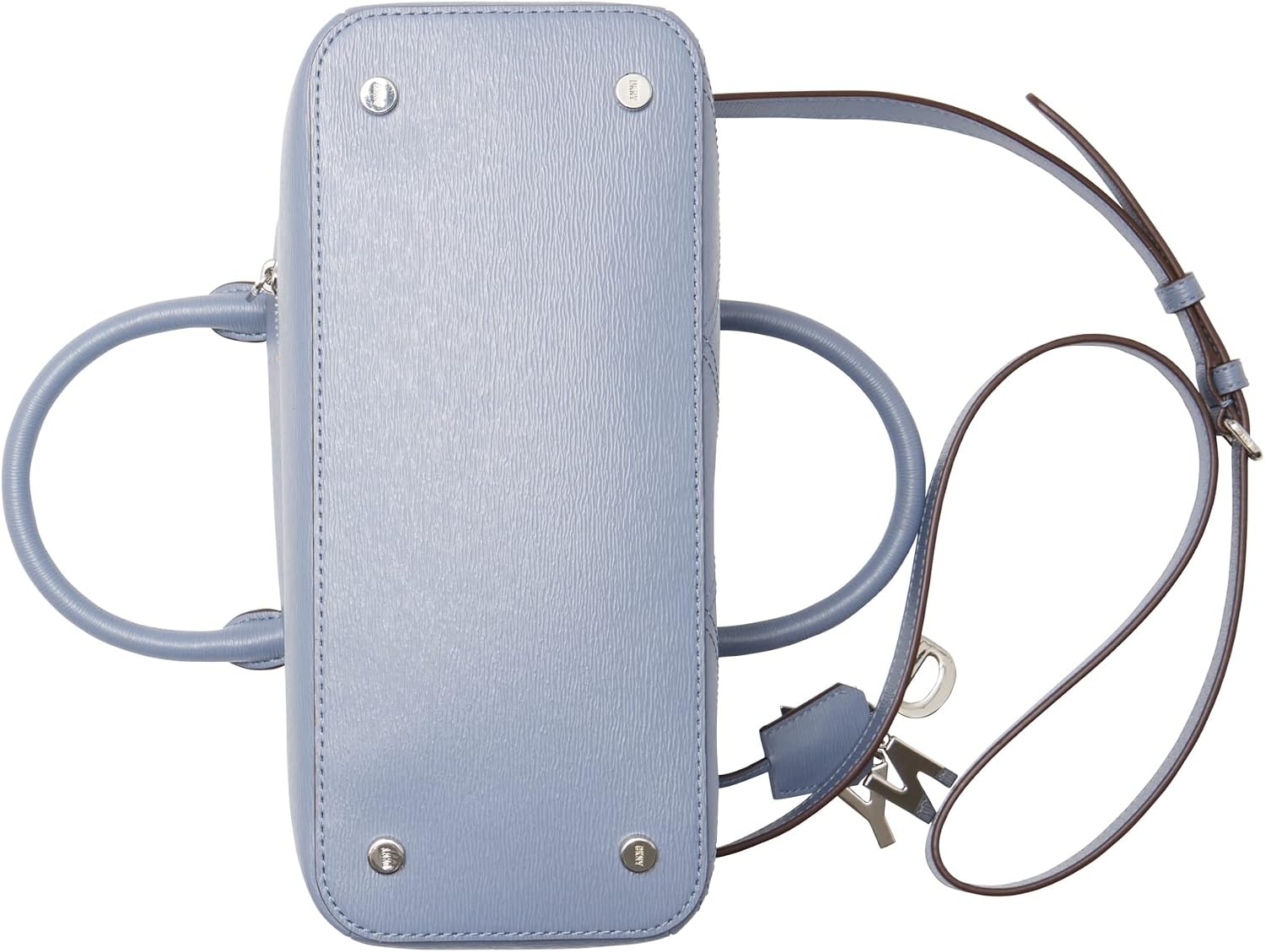image:imageDKNY Womens Paige Medium Satchel with Adjustable StrapSteel Blue