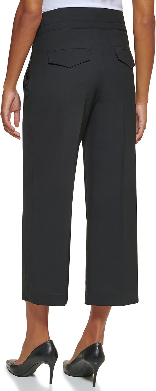 image:imageDKNY Womens Paperbag Waist PantMidnight