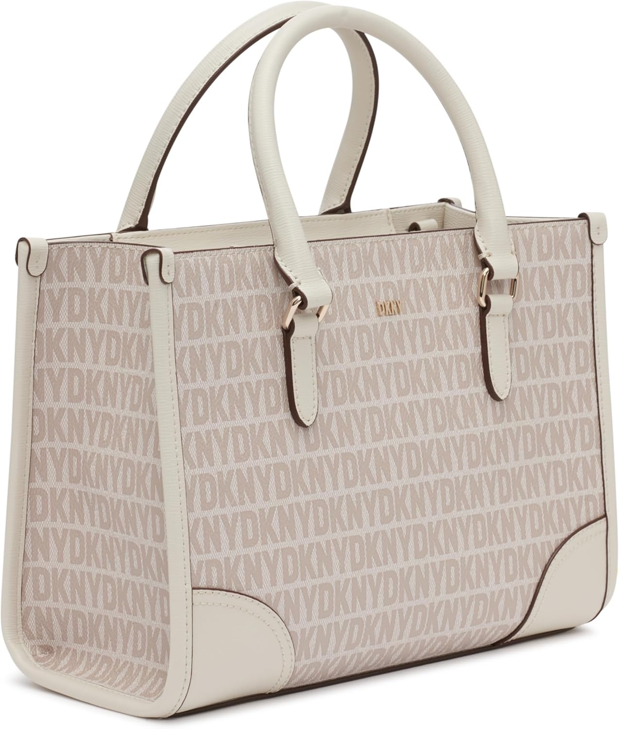 image:imageDKNY Womens Perri Satchel with Logo CharmHempPebble