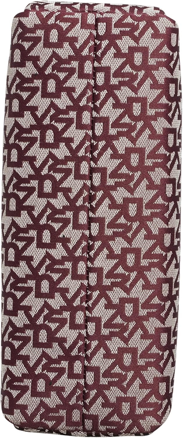 image:imageDKNY Womens Remy Printed Shoulder BagAged WineGarnet