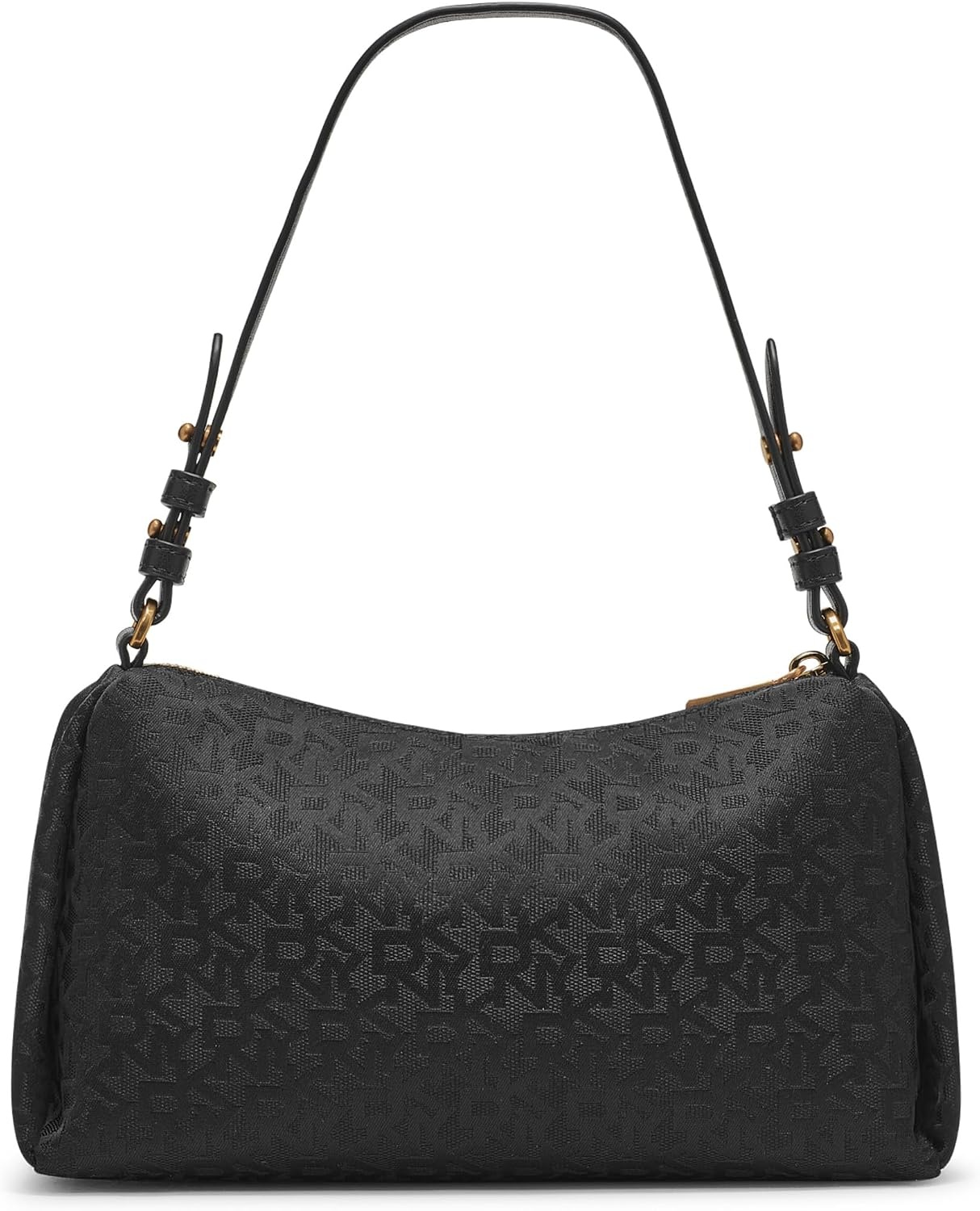 image:imageDKNY Womens Remy Printed Shoulder BagJet BlackBlack