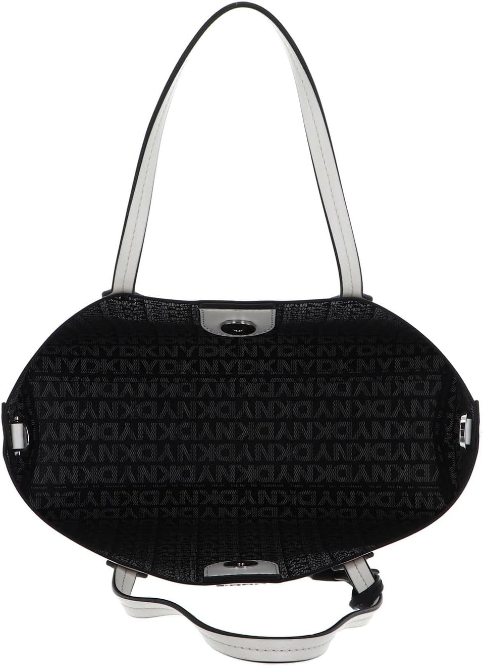 image:imageDKNY Womens Saige Medium Tote CrossbodyPebbleBlack