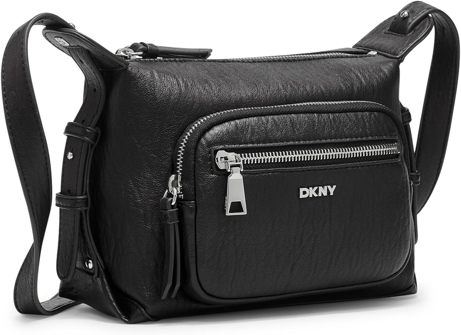 image:imageDKNY Womens Shar CrossbodyBlackSilver